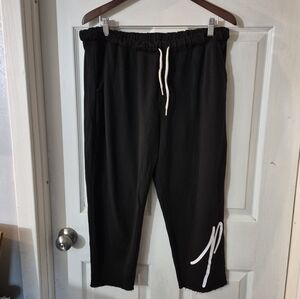 Women's PINK Victoria's Secret Black Lounge Sweat Pants Sz L